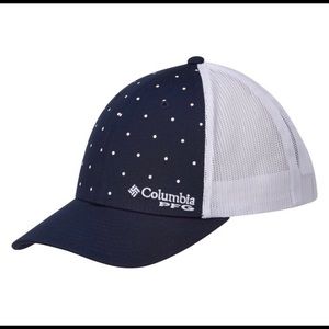 EUC Columbia Polka Dot Cap